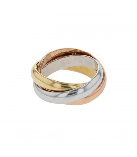 Cartier Trinity three tones gold ring