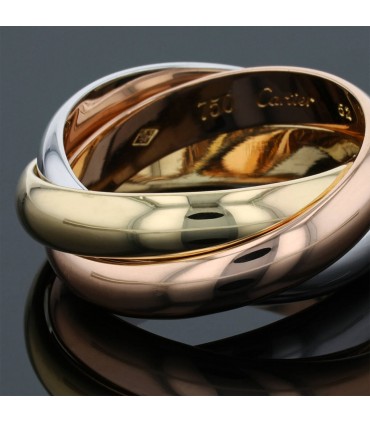 Cartier Trinity three tones gold ring