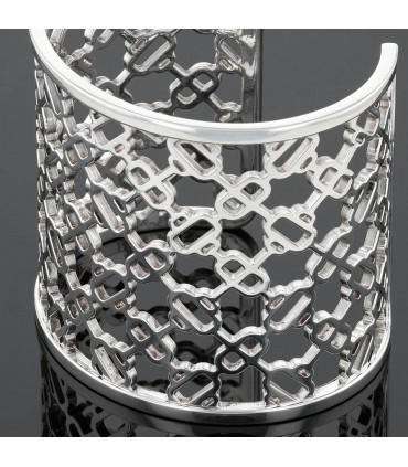 Hermès Passerelle silver bracelet