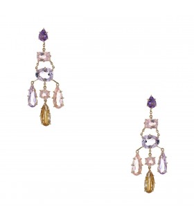 H. Stern Primavera quartz and gold earrings