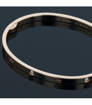 Bracelet Cartier Love PM 6 Diamants Taille 16