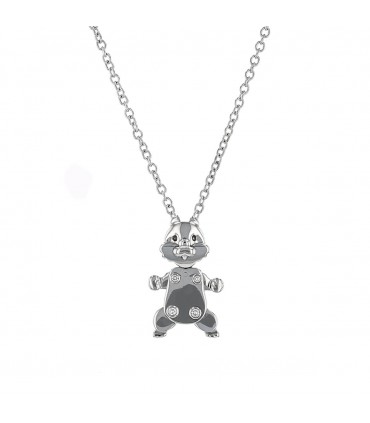 Pomellato diamonds and gold necklace