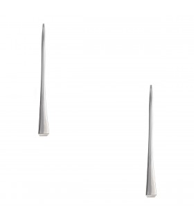 Hermès Clou de forge silver earrings