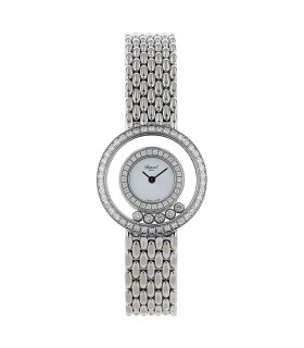 Chopard Happy Diamonds diamonds and gold watch