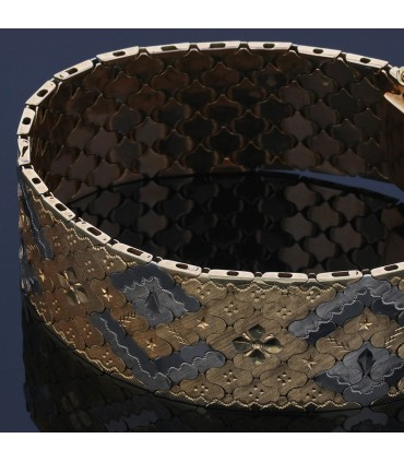 Two tones gold bracelet