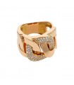 Diamonds and gold ring