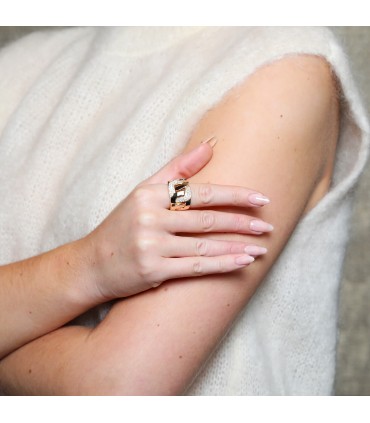 Bague or, diamants