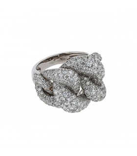 Diamonds and gold ring