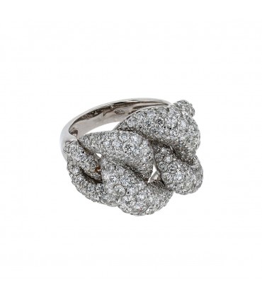 Diamonds and gold ring