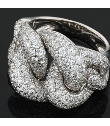 Diamonds and gold ring