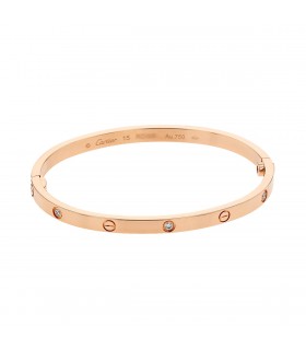 Bracelet Cartier Love PM 6 Diamants Taille 15