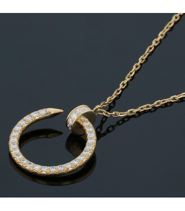 Cartier Juste un Clou diamonds and gold necklace