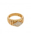 Van Cleef & Arpels diamonds and gold ring