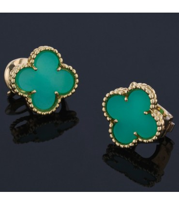 Boucles d’oreilles Van Cleef & Arpels Vintage Alhambra
