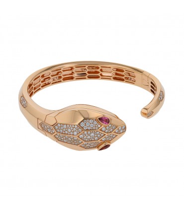 Bulgari Serpenti tourmalines, diamonds and gold watch