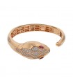 Bulgari Serpenti tourmalines, diamonds and gold watch