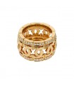Cartier Double C diamonds and gold ring