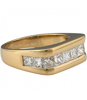 Bague or et diamants