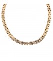 Collier or et diamants
