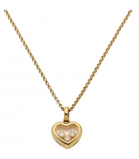 Chaîne pendentif Chopard Happy Diamonds