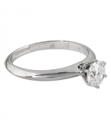 Bague solitaire or et diamant