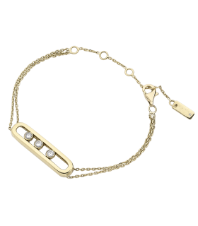 Bracelet de Cheville Diamant en Or Jaune Move Uno