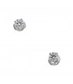 Boucles d’oreilles or et diamants - Certificat GIA 1,02 ct G VS1 / 1,02 ct H VVS2