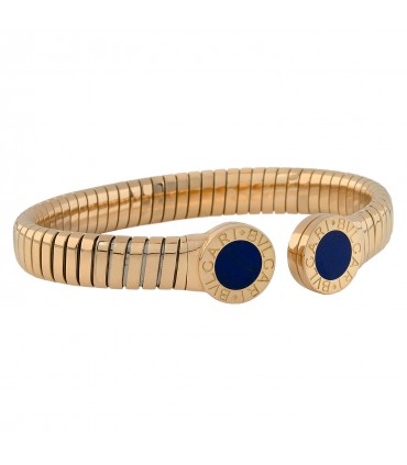 Bulgari Bulgari Bulgari lapis lazuli and gold bracelet