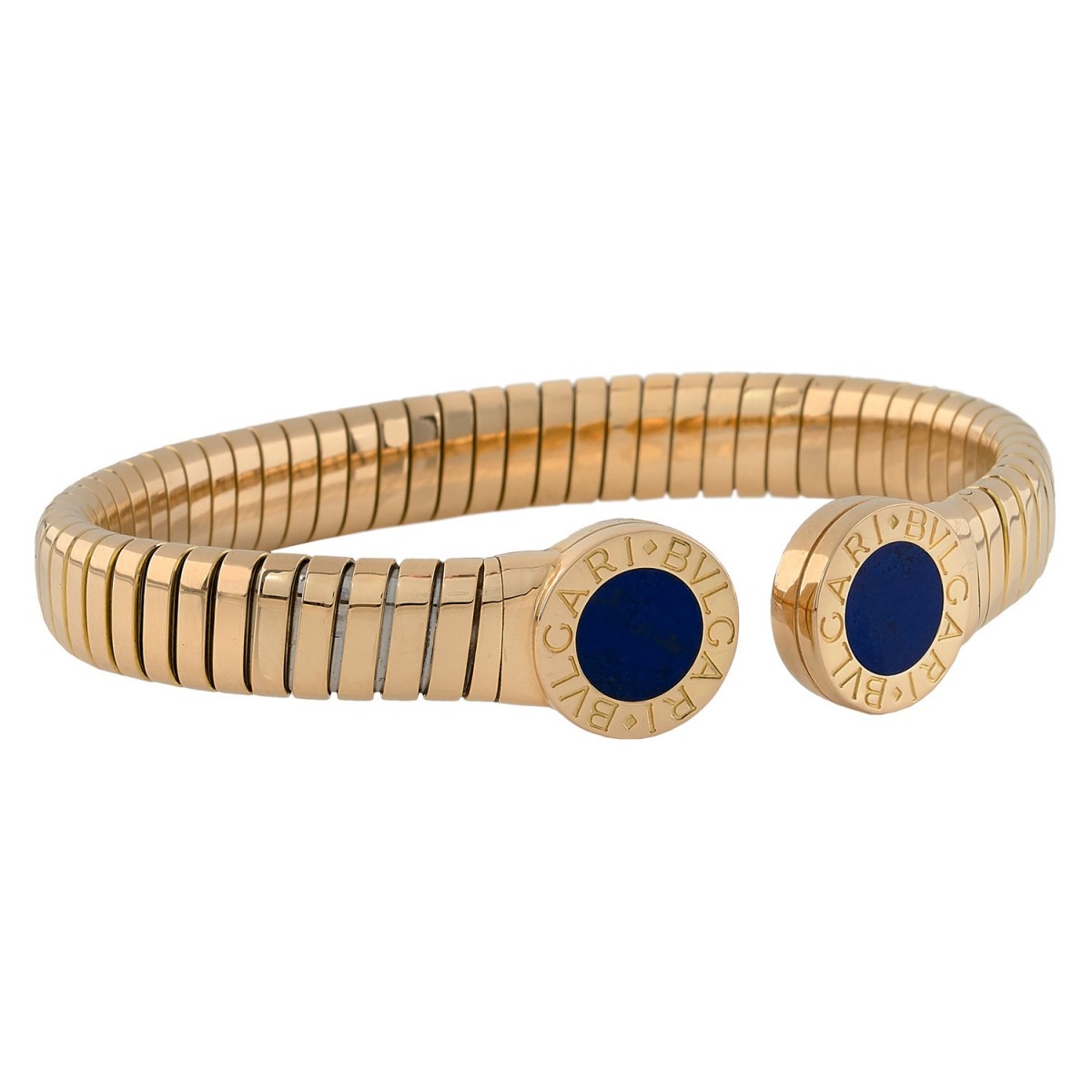 Bulgari Bulgari Bulgari lapis lazuli and gold bracelet