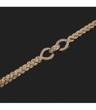 Bracelet or et diamants