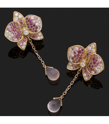 Boucles d’oreilles Cartier Caresse d’Orchidées