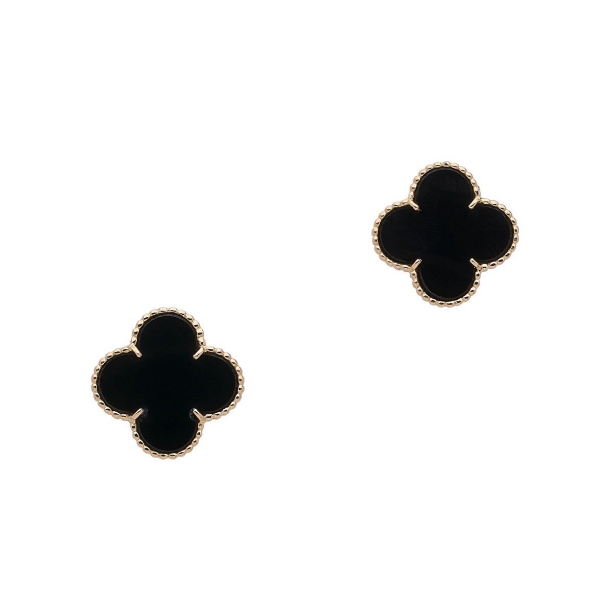 Van cleef shop alhambra earrings price