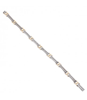 Bracelet or et diamants