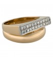 Diamonds and gold ring