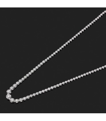 Collier or et diamants