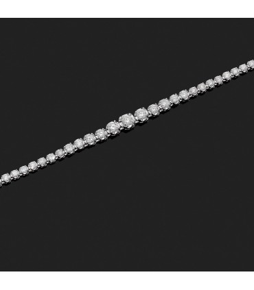 Collier or et diamants