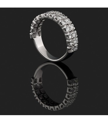 Bague or et diamants