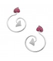 Dior Diablotine diamonds, rubies and gold earrings