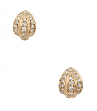 Boucles d’oreilles or et diamants