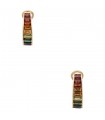 Boucles d’oreilles or et tourmalines