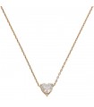 Collier or et diamant - Certificat GIA 0,74 ct F VS2