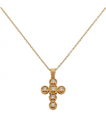 Croix or et diamants Lalaounis