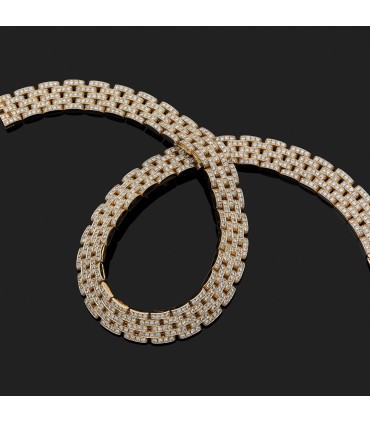 Cartier Panthère diamonds and gold necklace