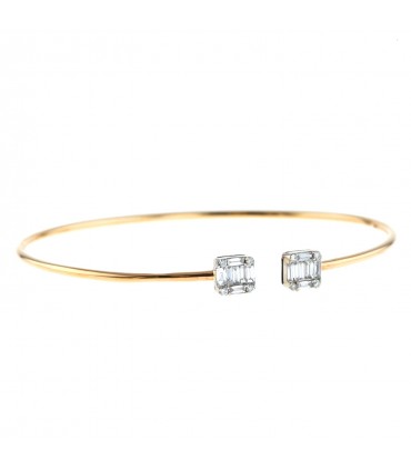 Bracelet or et diamants