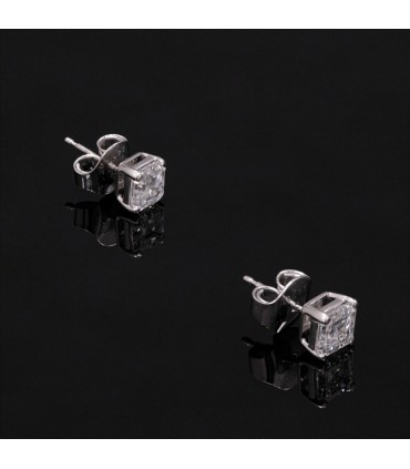 Boucles d’oreilles Graff - Certificat GIA 1,17 ct D VVS2 / 1,26 ct E VS2