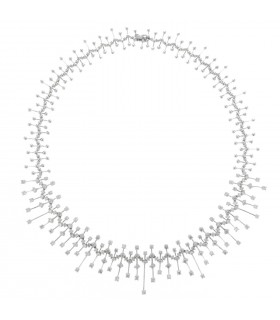Collier or et diamants