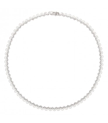 Collier or et diamants