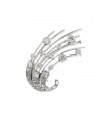 Diamonds and gold brooch