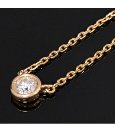 Collier or et diamant