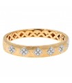 Diamonds and gold bracelet